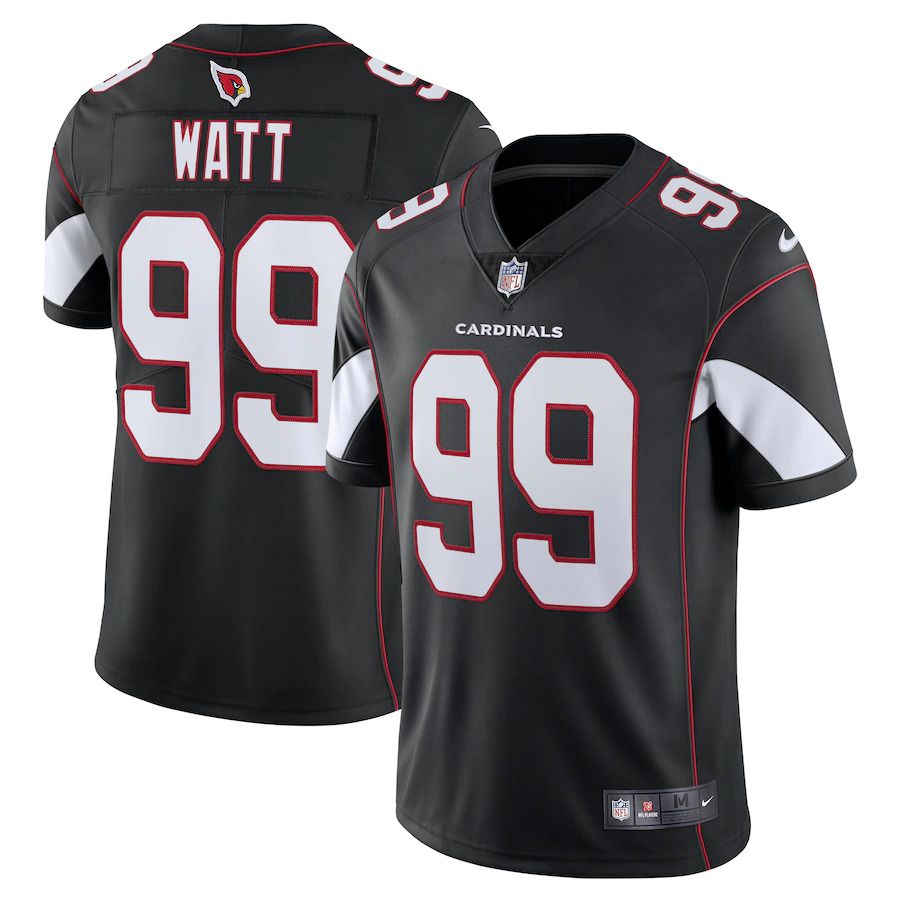 Men Arizona Cardinals 99 J.J. Watt Nike Black Vapor Limited NFL Jersey